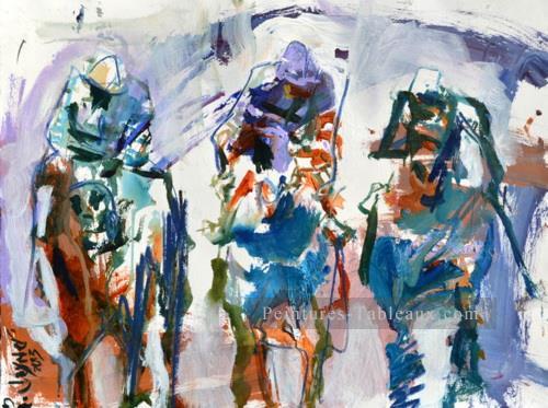 yxr008eD impressionnisme sport courses de chevaux Peintures à l'huile